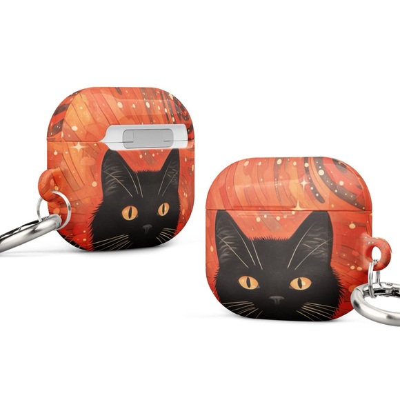 Starry Celestial Cat AirPods Case | Gen 1 and Gen 2 | AirPods Protection | Kitty - Picture 2 of 6